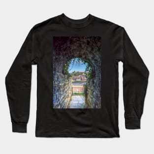 Whitby Abbey, Through The Tunnel Long Sleeve T-Shirt